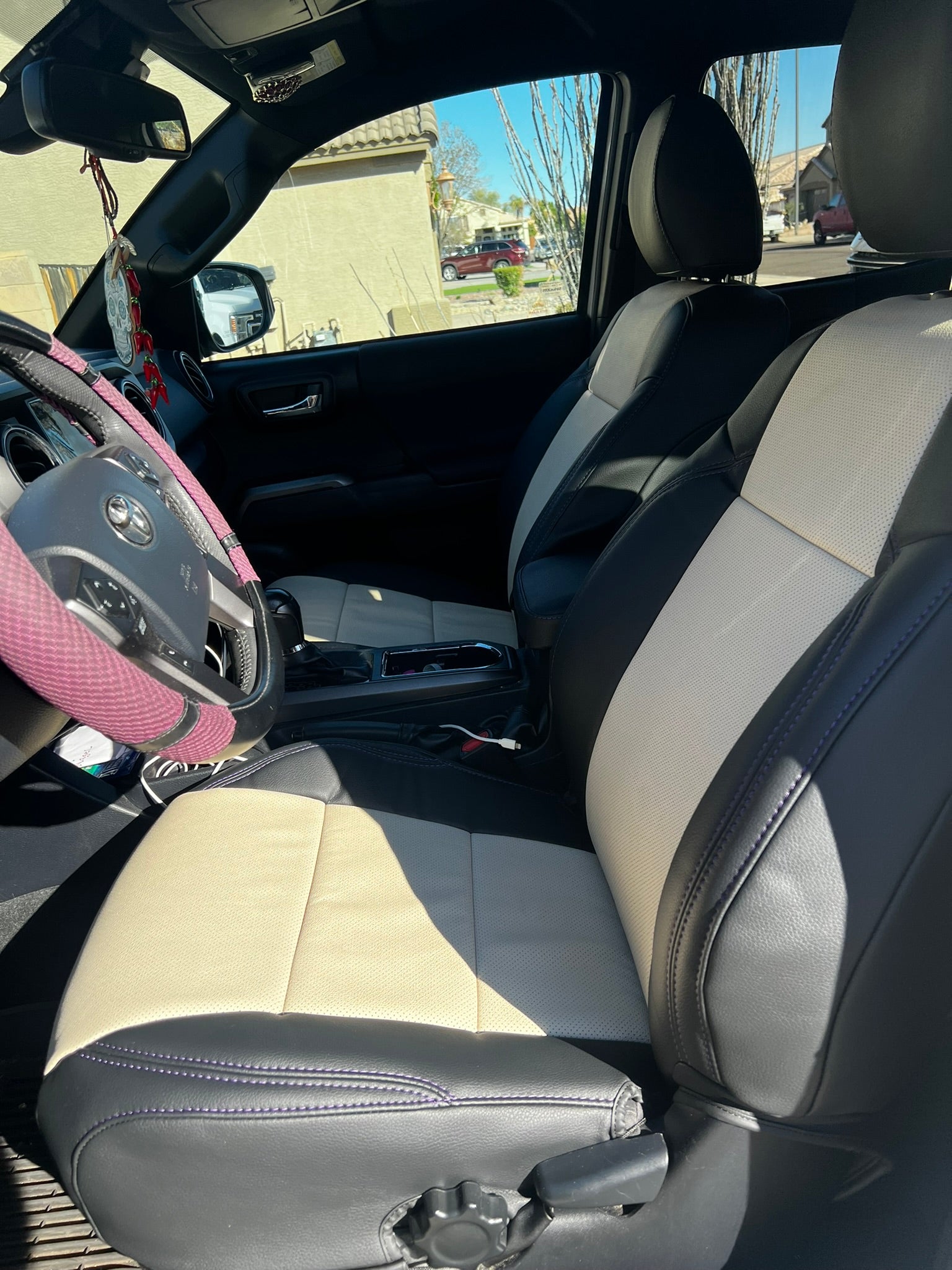 Custom Leather Seat Covers for Toyota Tacoma 2016-2023