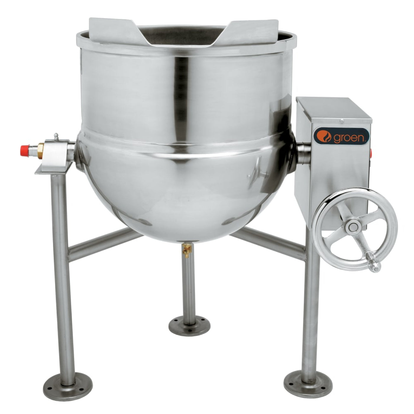 Globe  Groen DL-60, TA/3 Direct Steam 60-Gallon Kettle/Cooker Mixer - 1.7 kW - GRDL60TA3