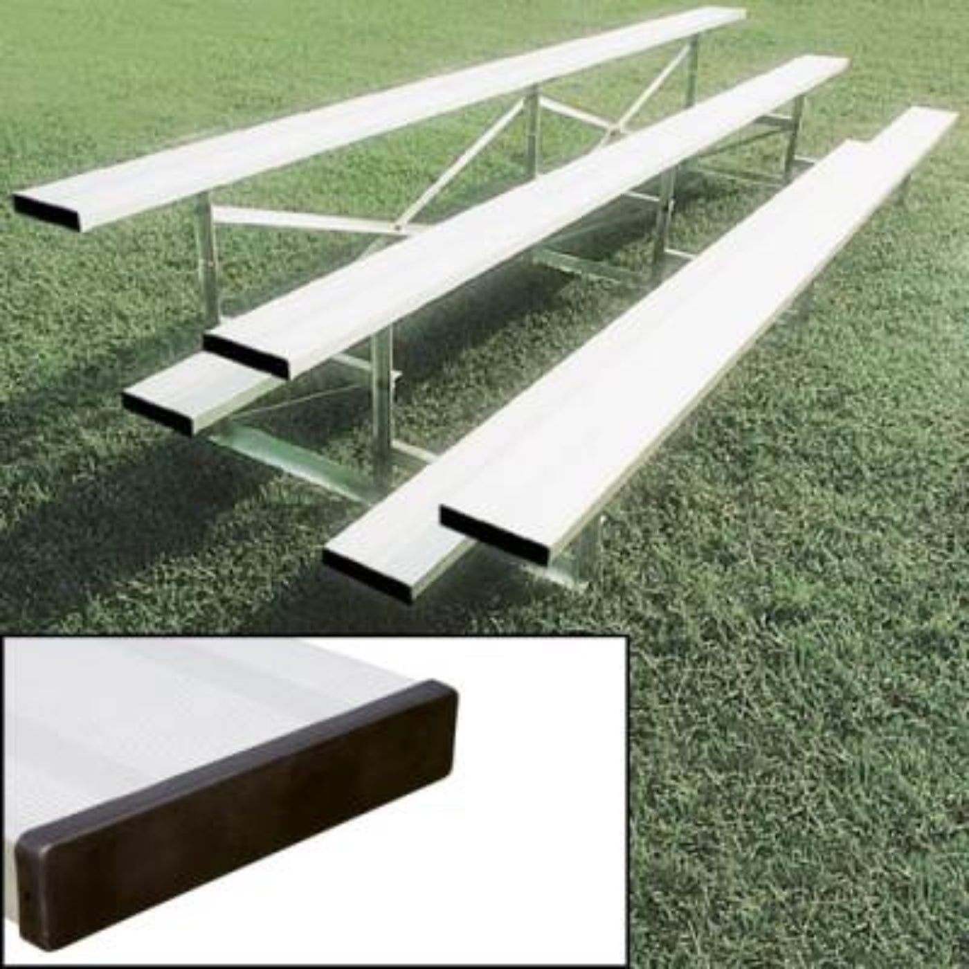 Bleacher Two Rows Aluminum Bleachers without Fencing - NB0215