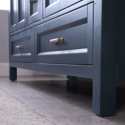 Altair Designs 60" double vanity with top - 538060-WH-CA-NM