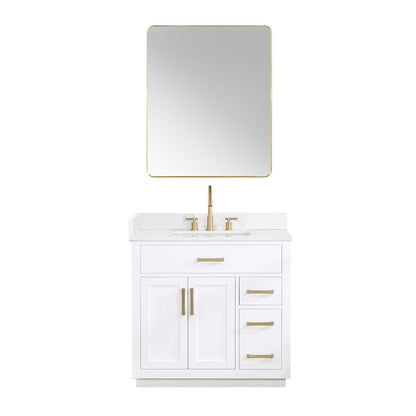 Altair Designs Gavino 36" single vanity with top - 557036-LB-GW-NM Price