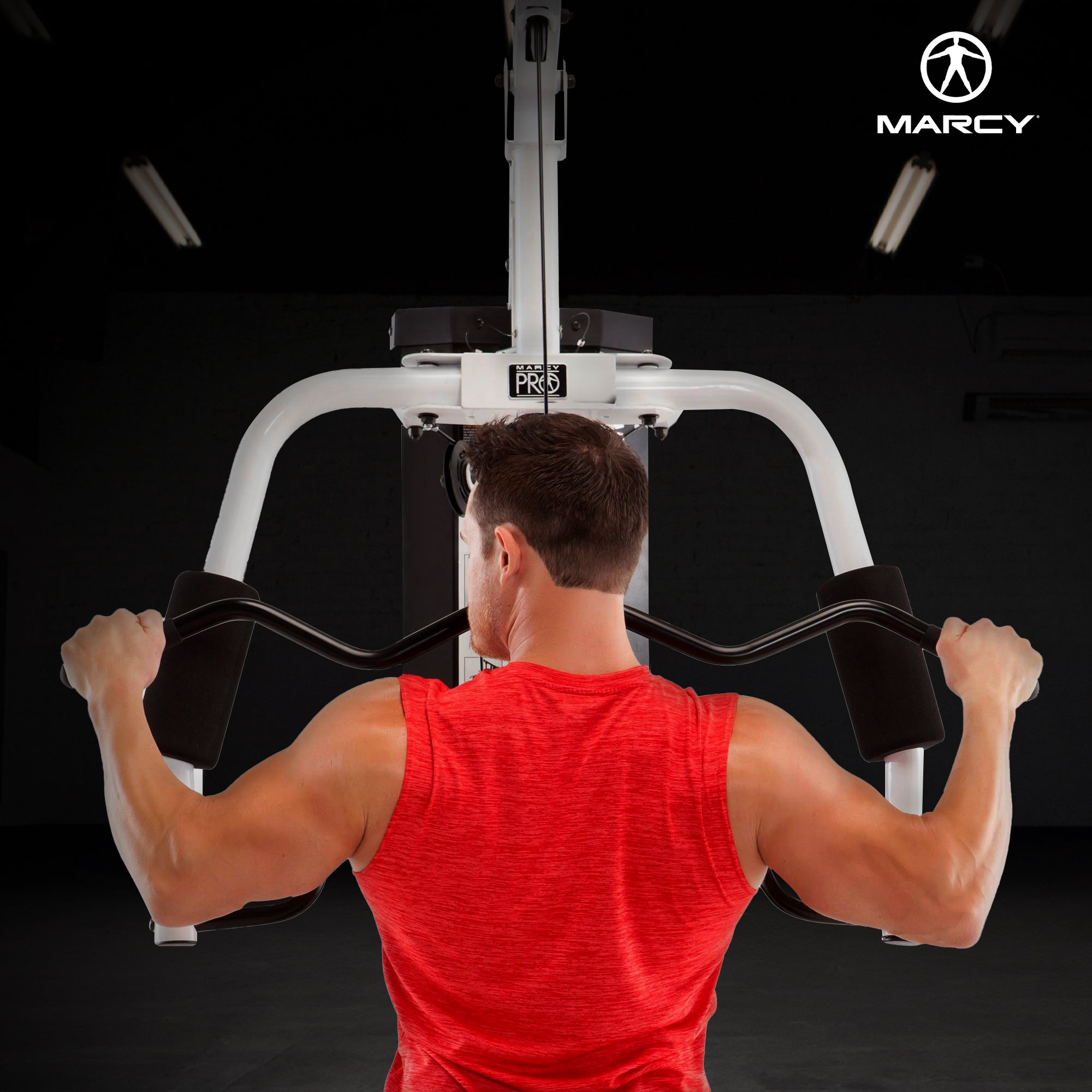 Marcy Dual-Functioning Upper Lower Body Fitness Workout 150-Pound Stack Home Gym - 84824