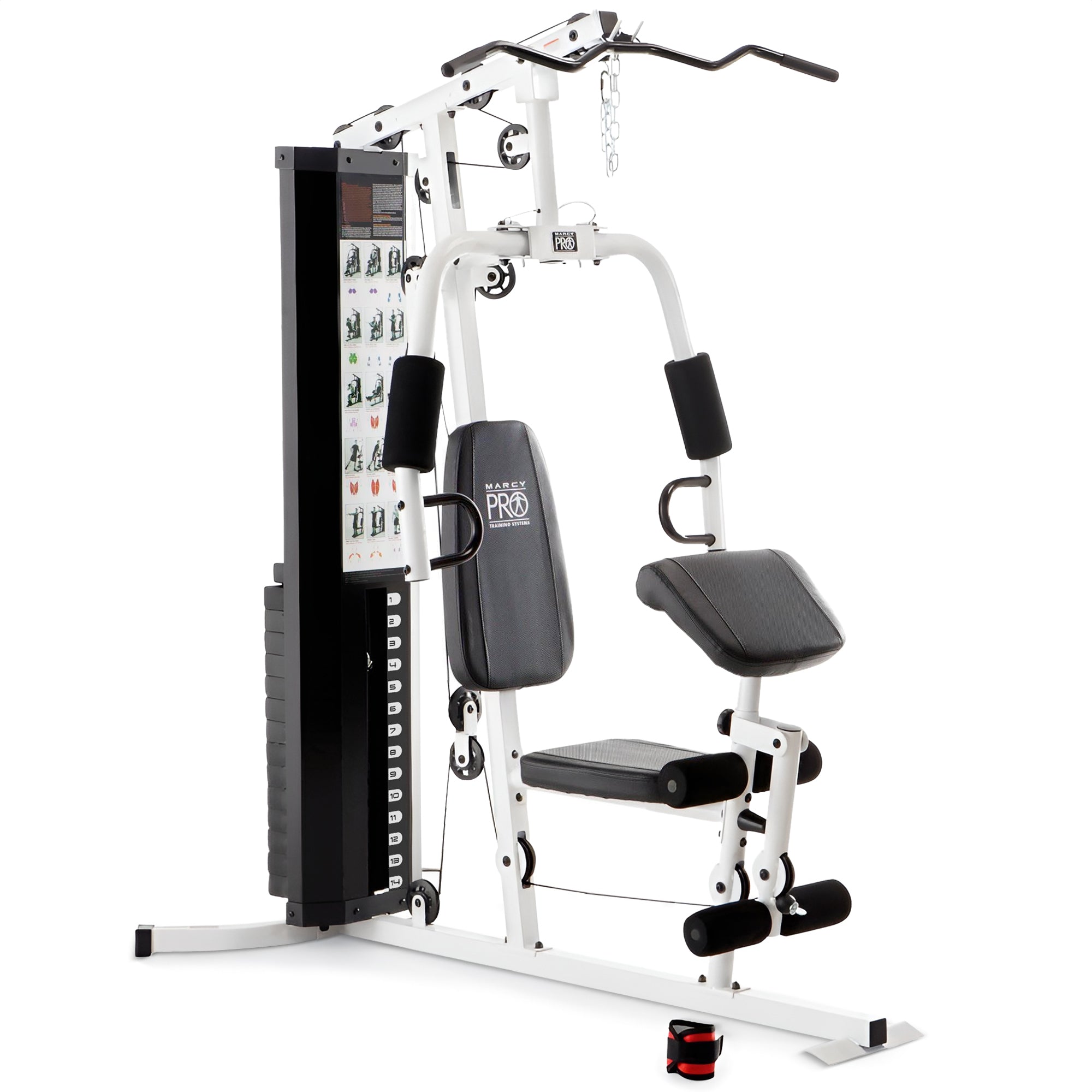 Marcy Dual-Functioning Upper Lower Body Fitness Workout 150-Pound Stack Home Gym - 84824