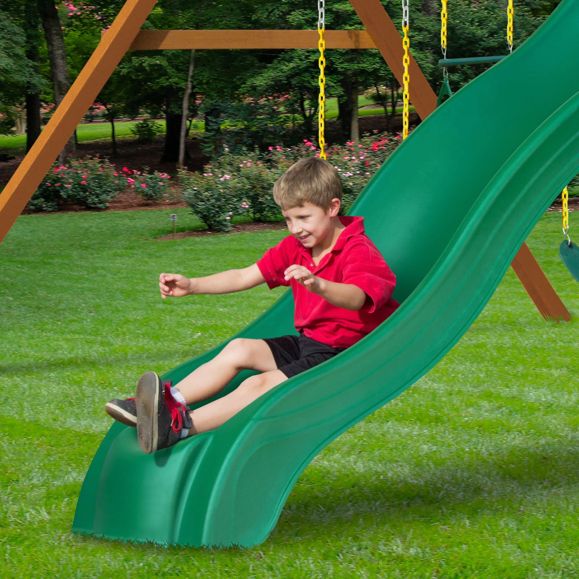 Gorilla Playsets Chateau Swing Set