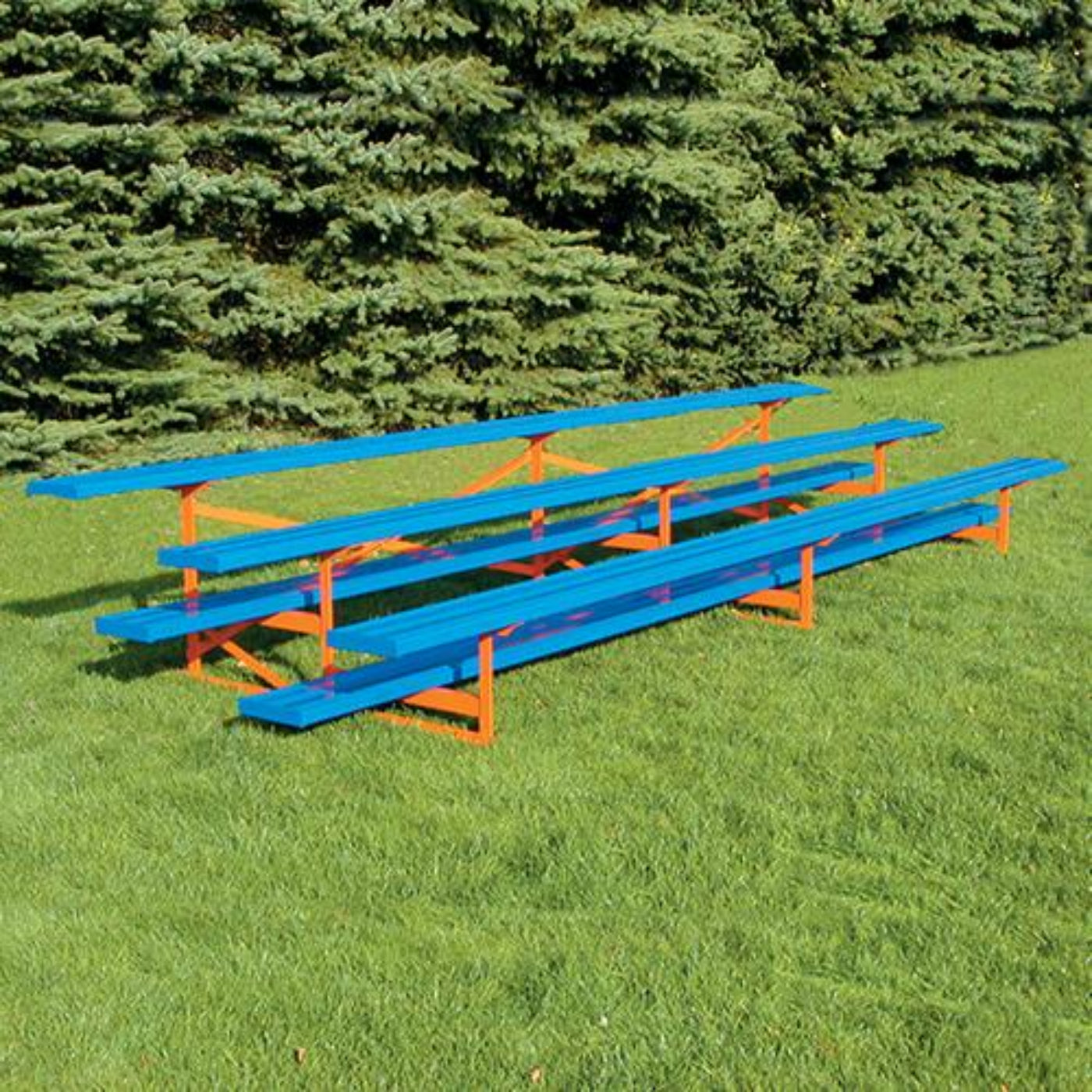 Bleacher 3 Row 15' Outdoor Standard Aluminum - BLCH-3