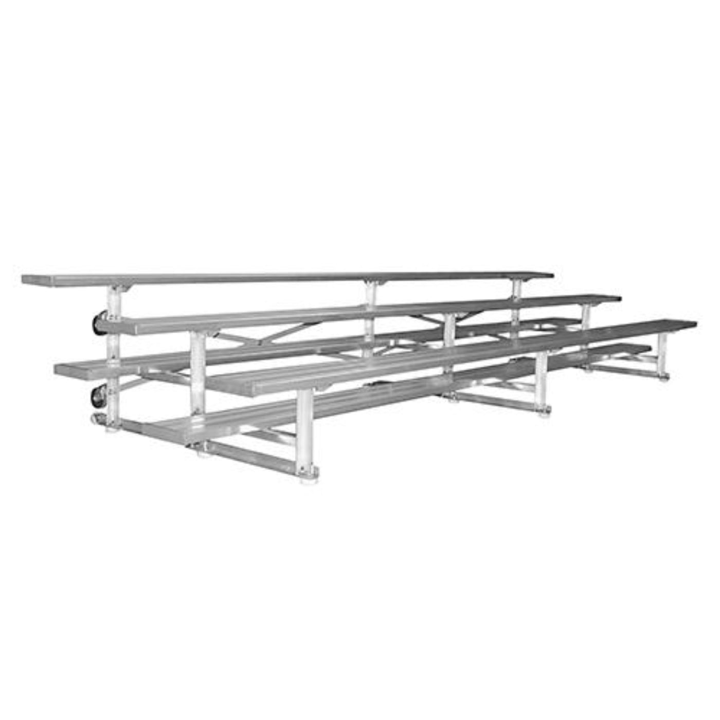 Bleacher - 15 ft. (3 Row - Single Foot Plank) -Tip & Roll - BLCH-3TRG
