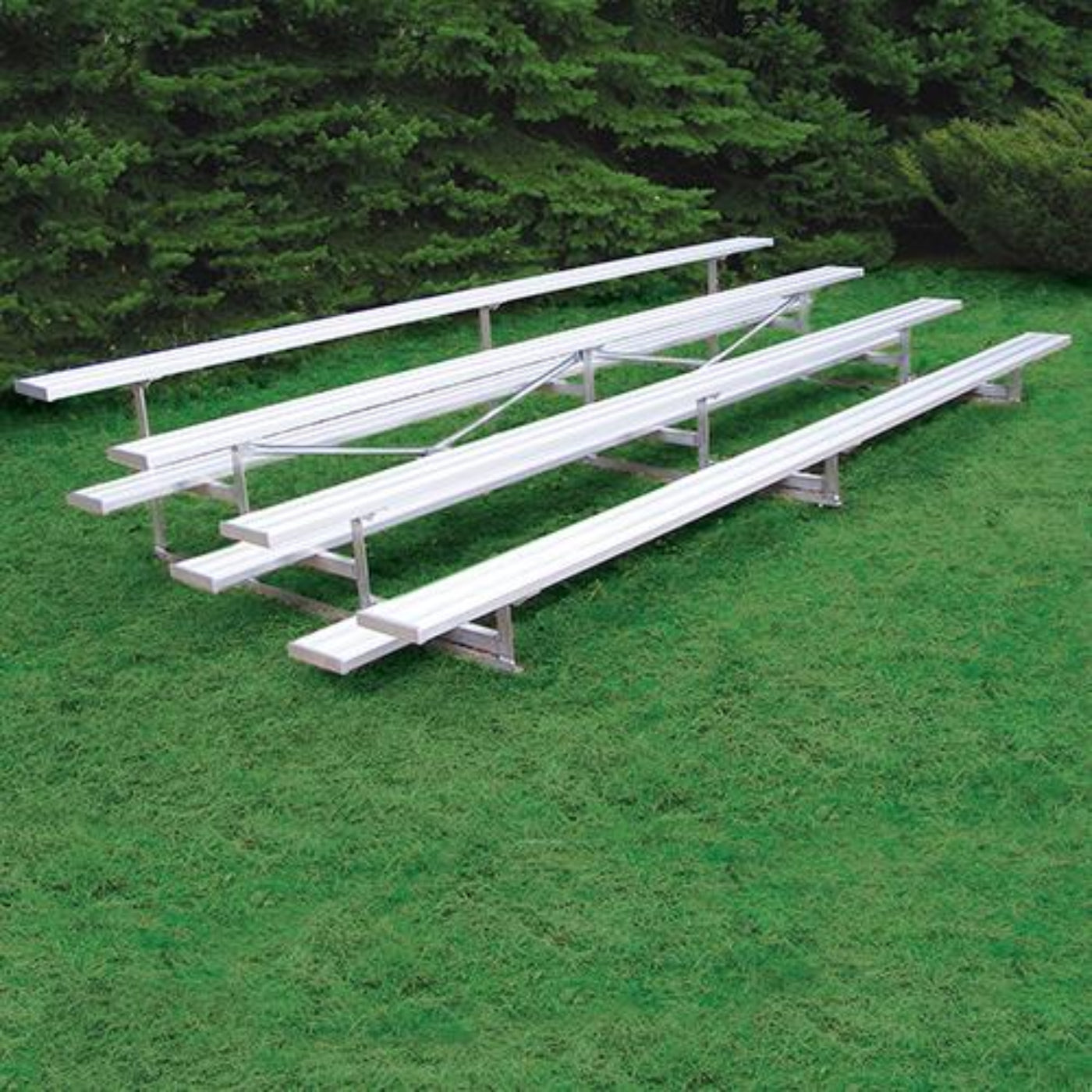 Bleacher 4 Row 27' Outdoor Standard Aluminum - BLCH-427