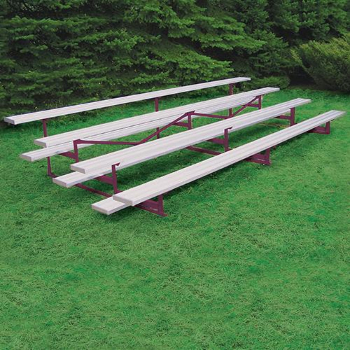 Bleacher 4 Row 27' All Aluminum Standard - BLCH-427AL