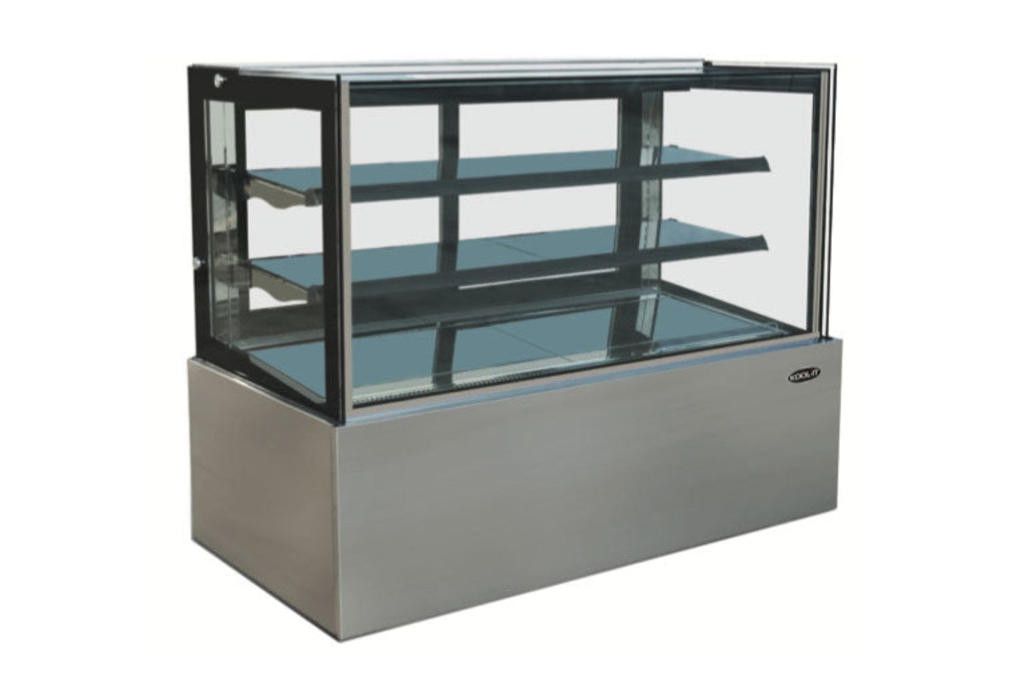 Kool-It 59" Wide Flat Glass Non-Refrigerated Dry Display Case - KBF-60D