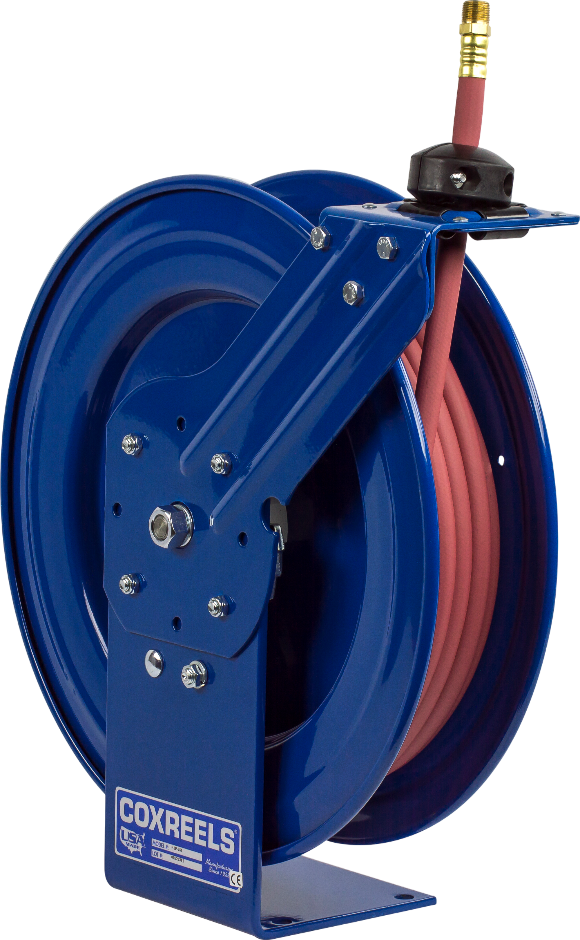 Coxreels  Spring Driven Hose Reel with Air/Water Hose 3/8" x 25' 300 PSI New - P-LP-325