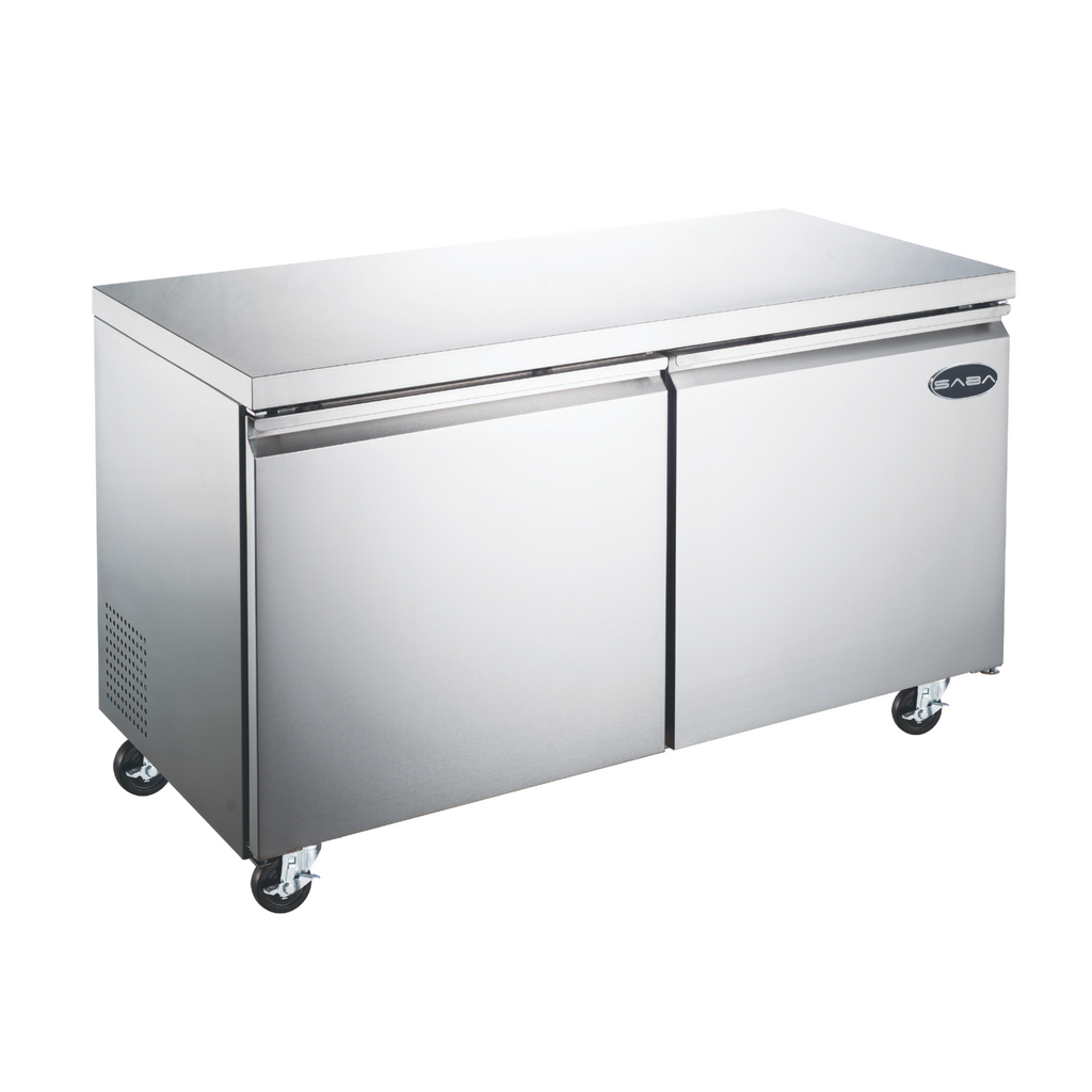 SABA 48" Two Door Commercial Under-Counter Cooler - SUC-48R