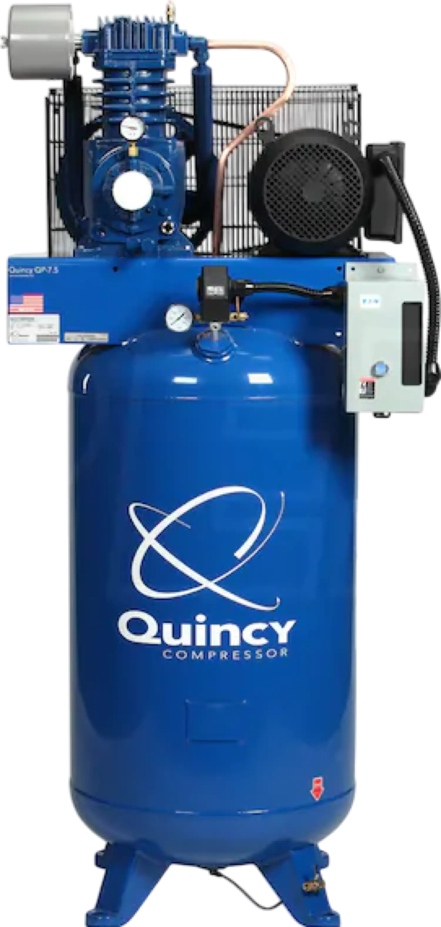 Quincy QP Pro Air Compressor 7.5 HP 80 Gallon Two Stage 1-Phase 230V New - 2020040746