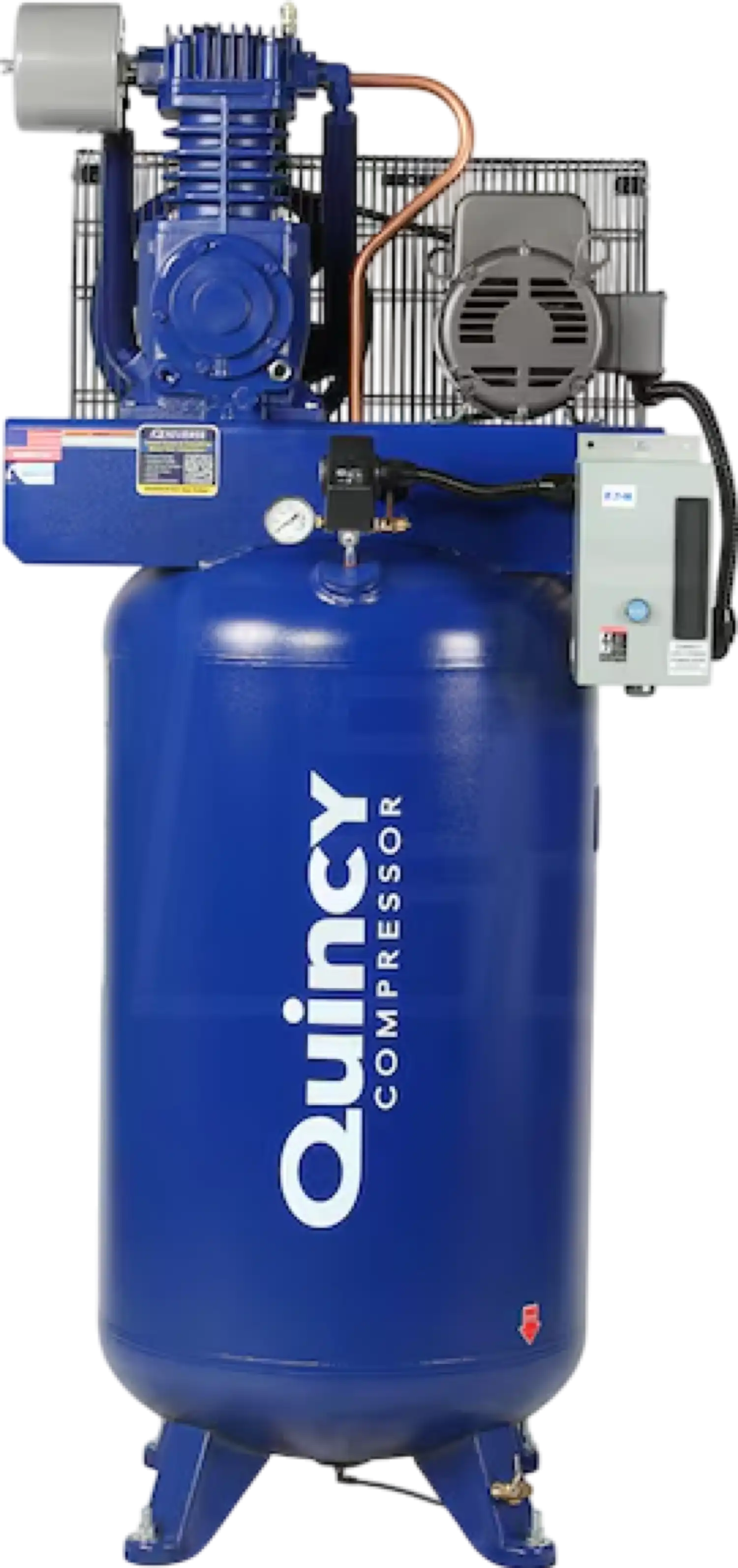 Quincy QP Pro Plus Air Compressor 7.5 HP 80 Gallon Two Stage 1-Phase 230V 571CS80VCAP New - 2020040751