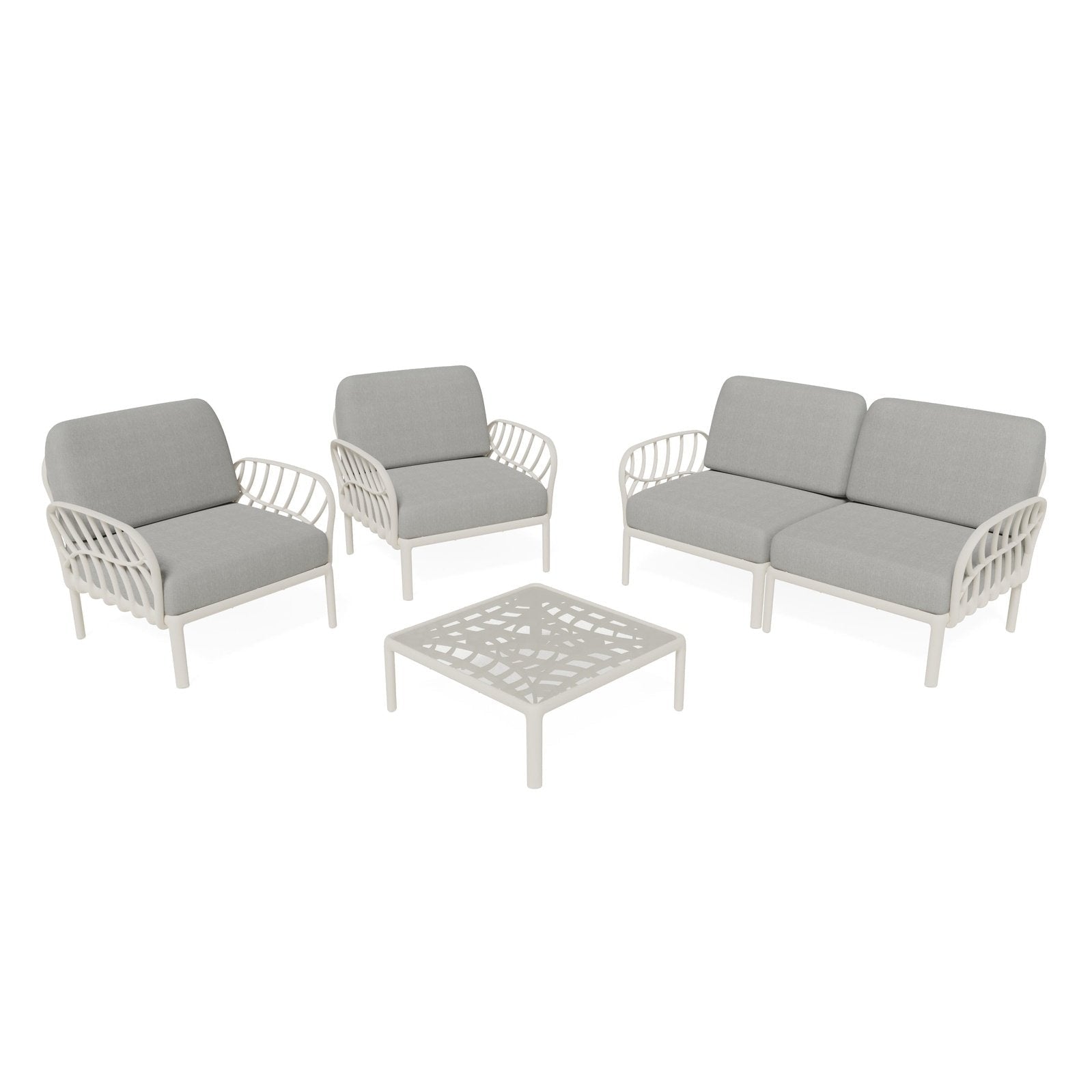 Strata Furniture Dahlia Patio Loveseat and Chair Group -  ODALCCTGG