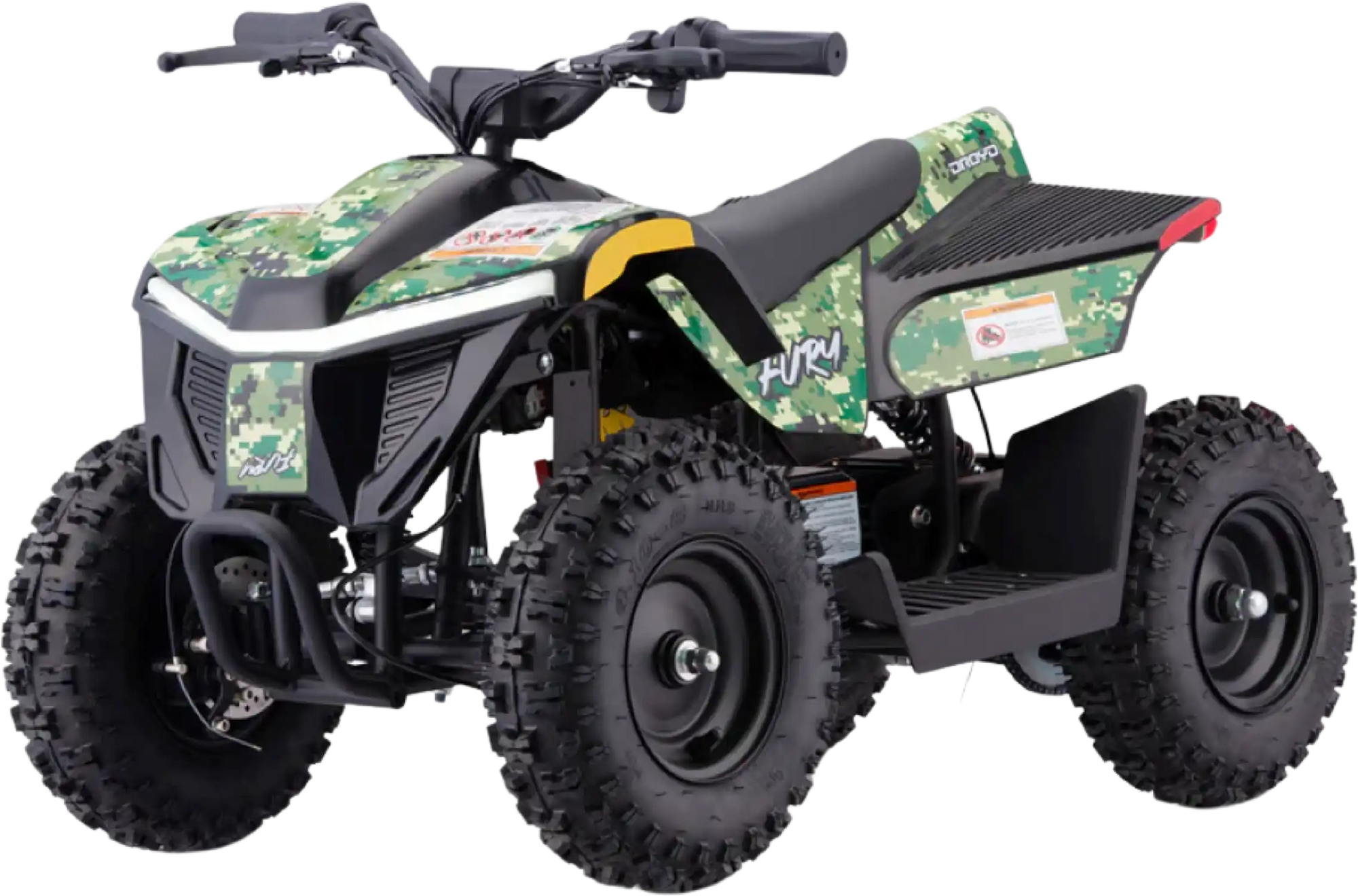 Droyd Fury ATV for Kids Electric 36V 8Ah Lithium Ion 500W Brushless 10 Miles 15 MPH New - XW-A01-GRO