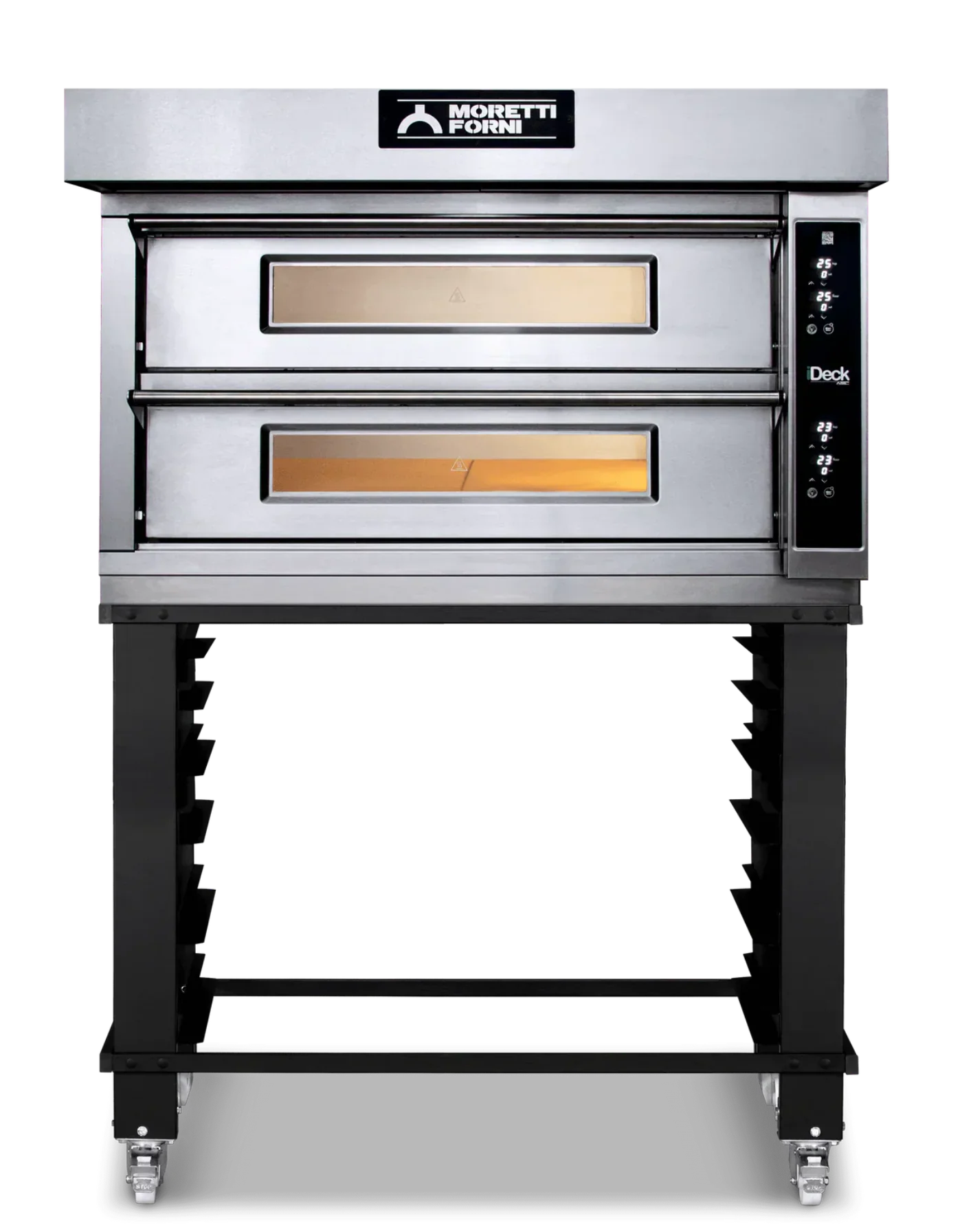 AMPTO iDeck electronic Control Electric Pizza Oven 105 x 65 cm chamber. 2 Deck - ID-D 105.65