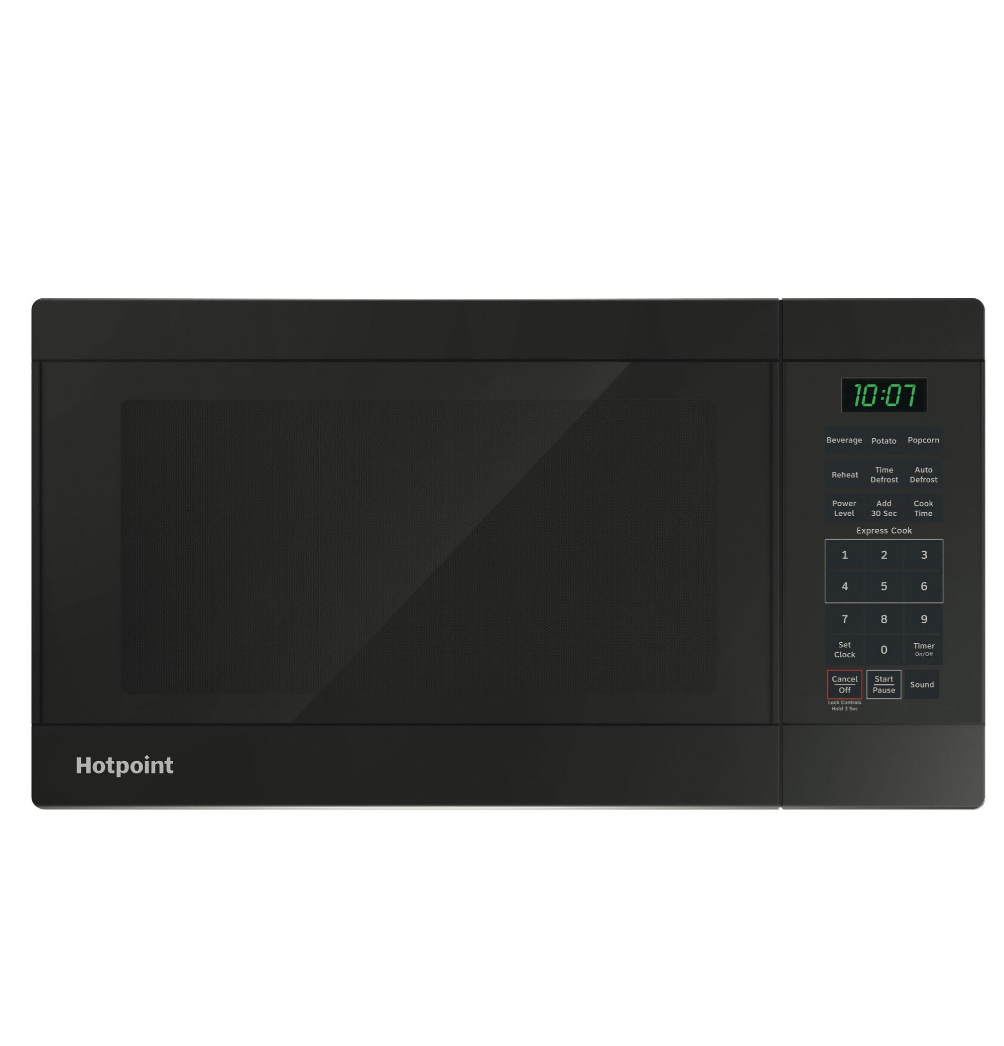 HOTPOINT RES1072DTBB Hotpoint® 0.7 Cu. Ft. Capacity Countertop Microwave Oven Black