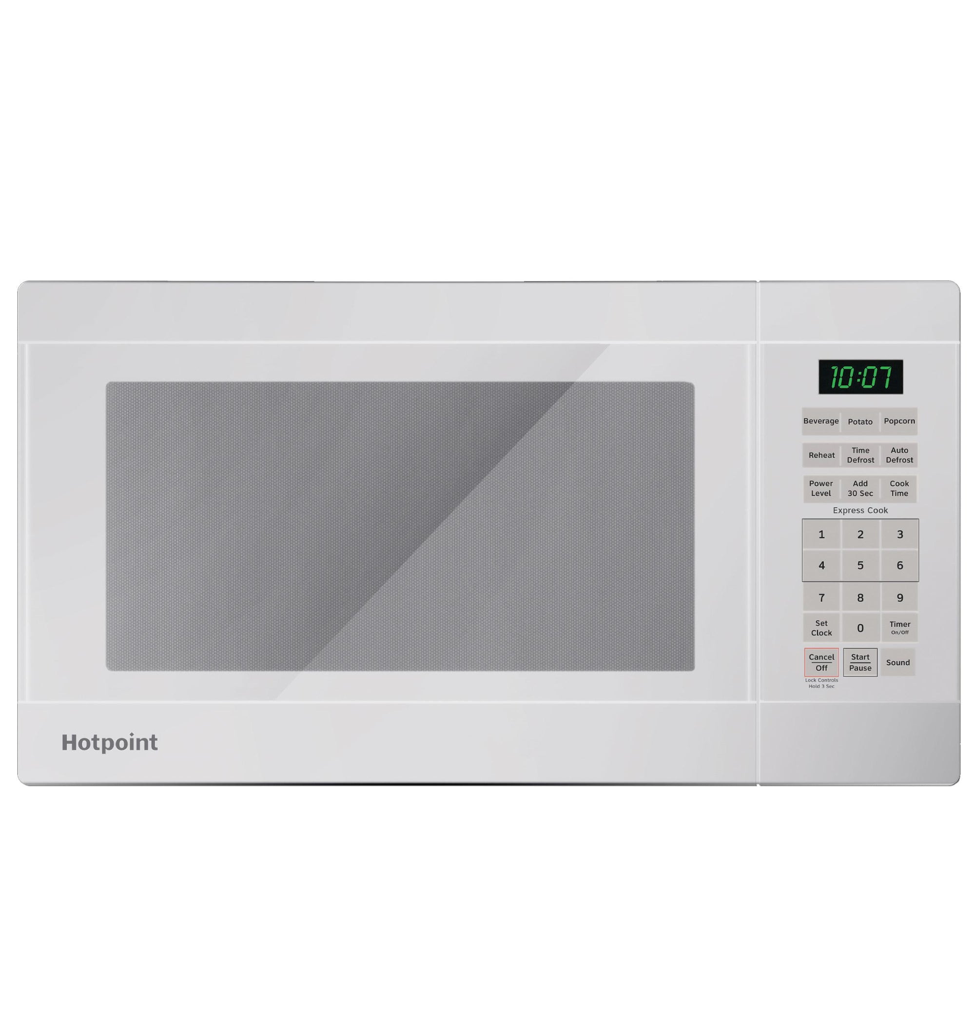 HOTPOINT RES1072DTWW Hotpoint® 0.7 Cu. Ft. Capacity Countertop Microwave Oven White