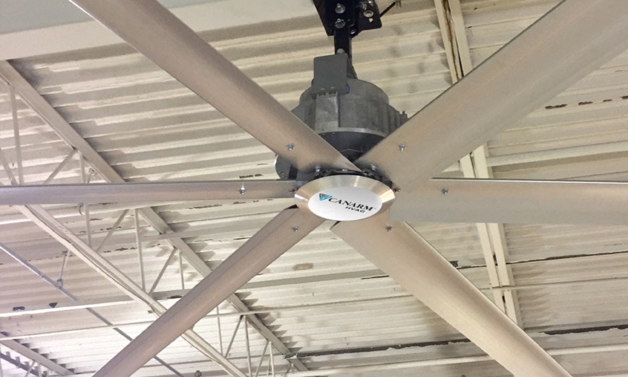 Canarm Hexa-Lite EC HVLS 10 Foot Blade Industrial Fan New - 6L10EC-230-1