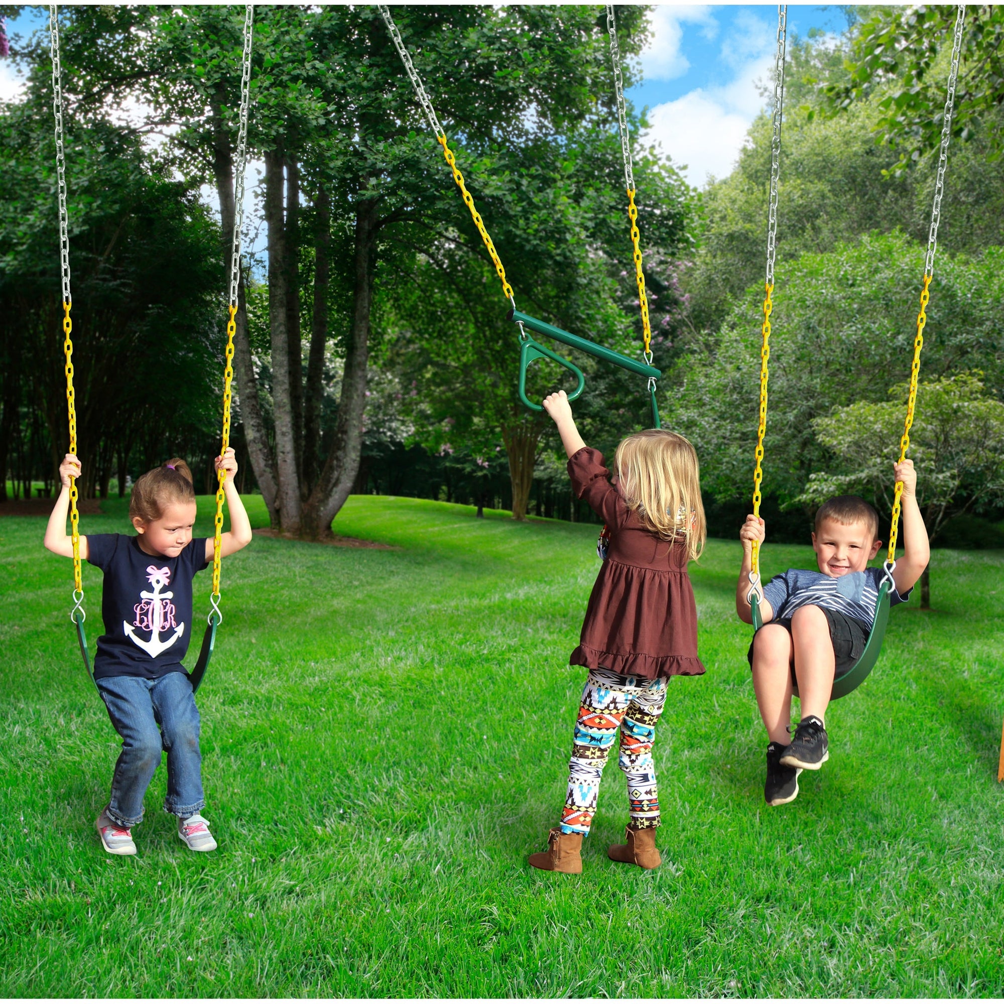 Gorilla Playsets Chateau Swing Set