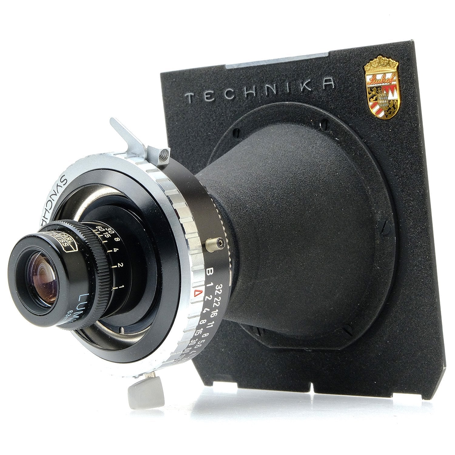 Linhof 63mm f4.5 Luminar, Synchro Compur,Board 4879670 - 1357167