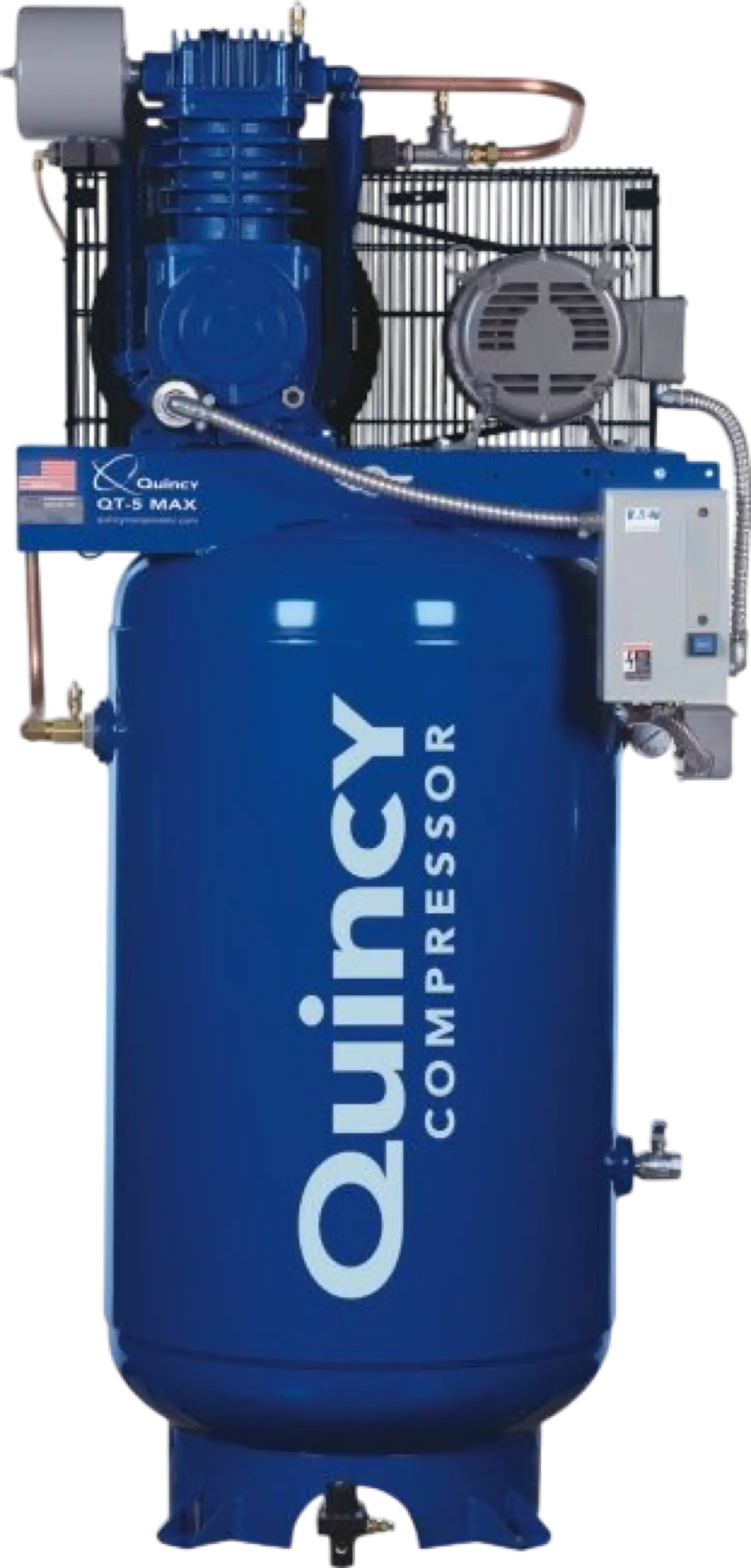 Quincy QT Max Air Compressor 5 HP 80 Gallon Two Stage 1-Phase 230V New - 2020040711