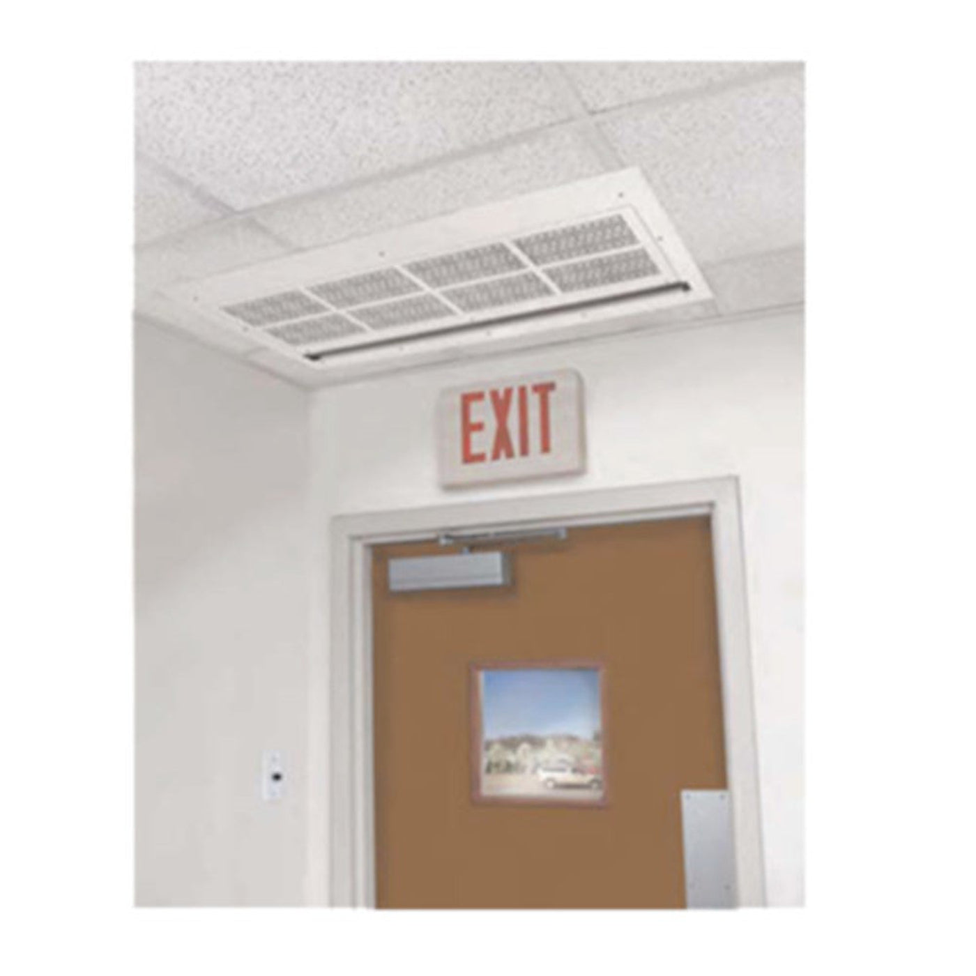 Curtron S-ICM-36-1-EH-FILTER 39" In-Ceiling Mounted Air Curtain with Air Filter - CUSICM361EHFILTER