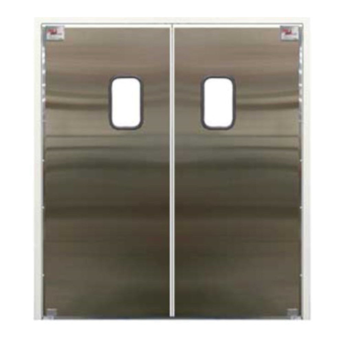 Curtron SPD-30-SS-DBL-8496 84" x 96" Service-Pro Series 30 Double Swing Door - CUSPD30SSDBL8496