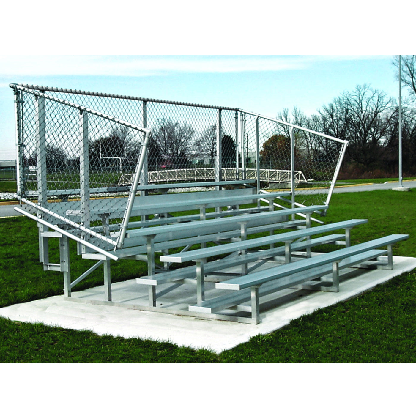 Bleacher 3 Row Preferred or Standard Aluminum - BL321SD